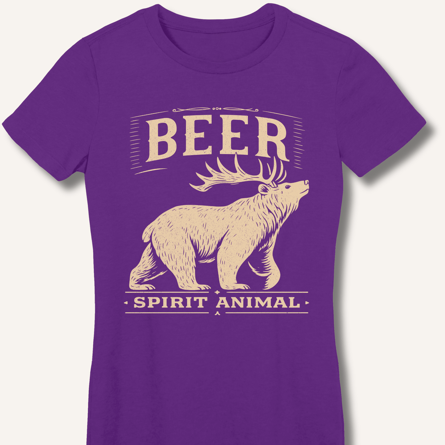 Beer - Spirit Animal Fitted T-Shirt - Sip & Shirt