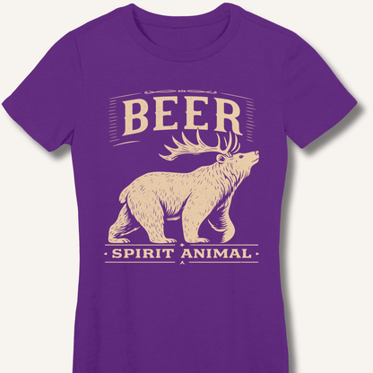 Beer - Spirit Animal Fitted T-Shirt - Sip & Shirt