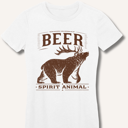 Beer - Spirit Animal Fitted T-Shirt - Sip & Shirt