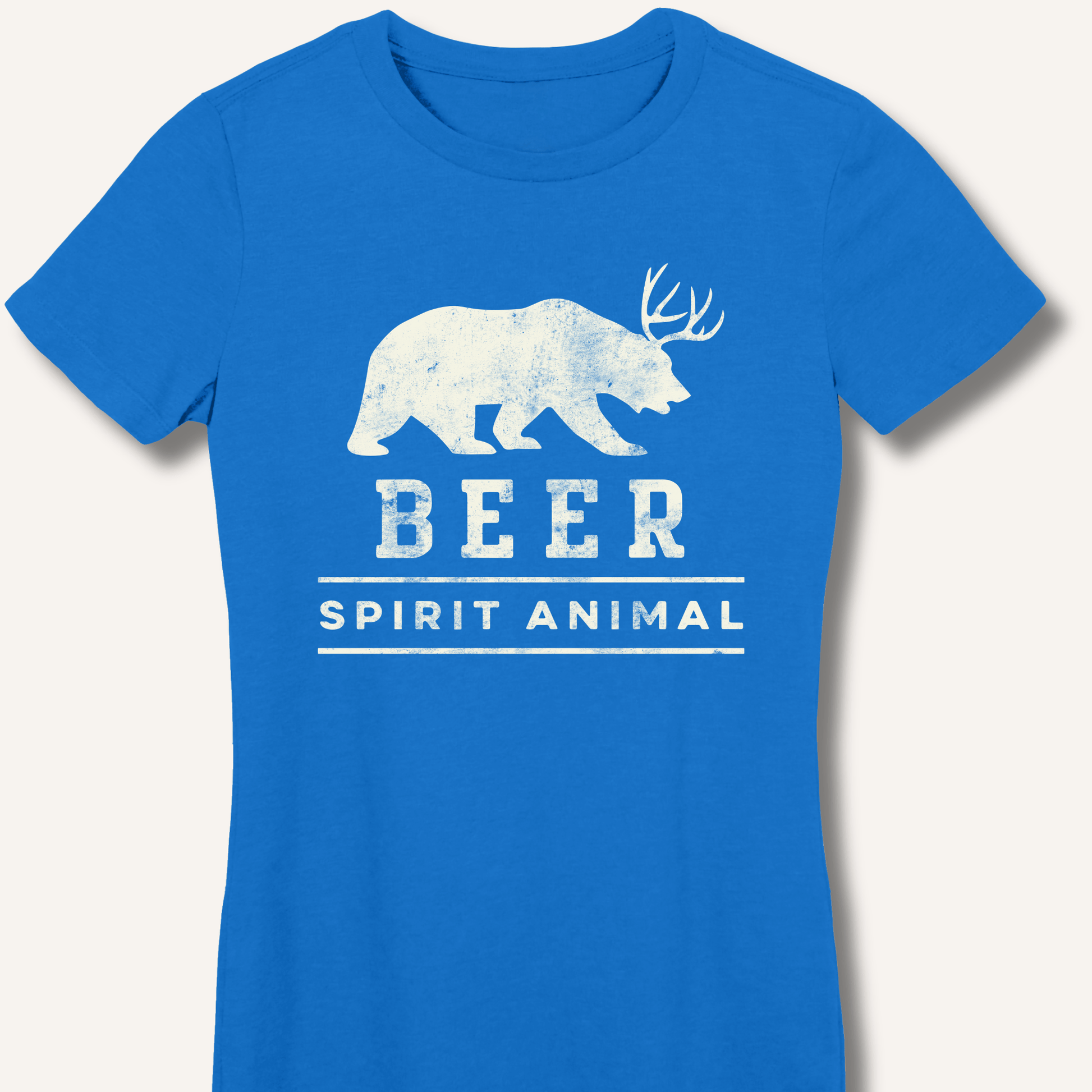 Beer Spirit Animal Fitted T-Shirt - Sip & Shirt