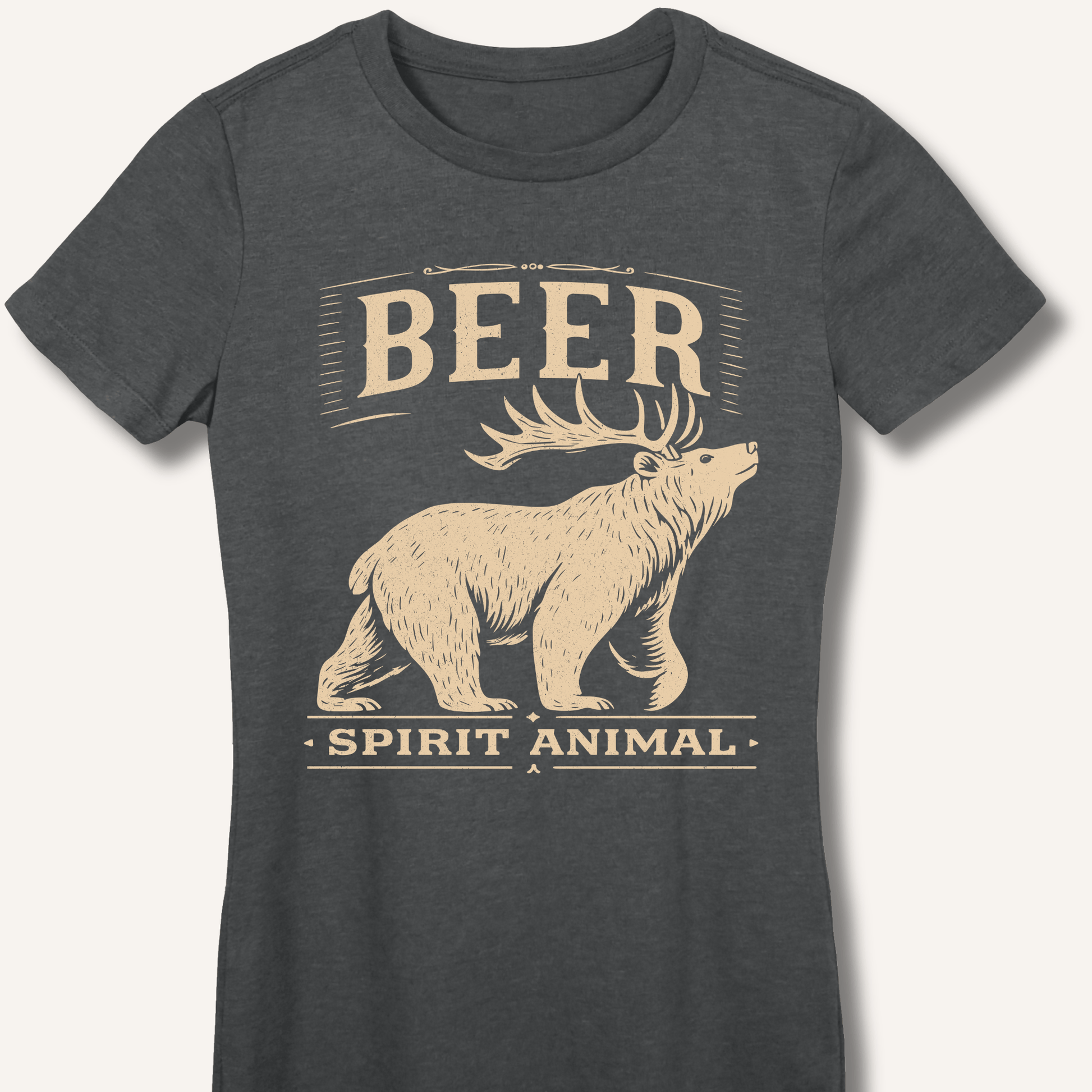 Beer - Spirit Animal Fitted T-Shirt - Sip & Shirt