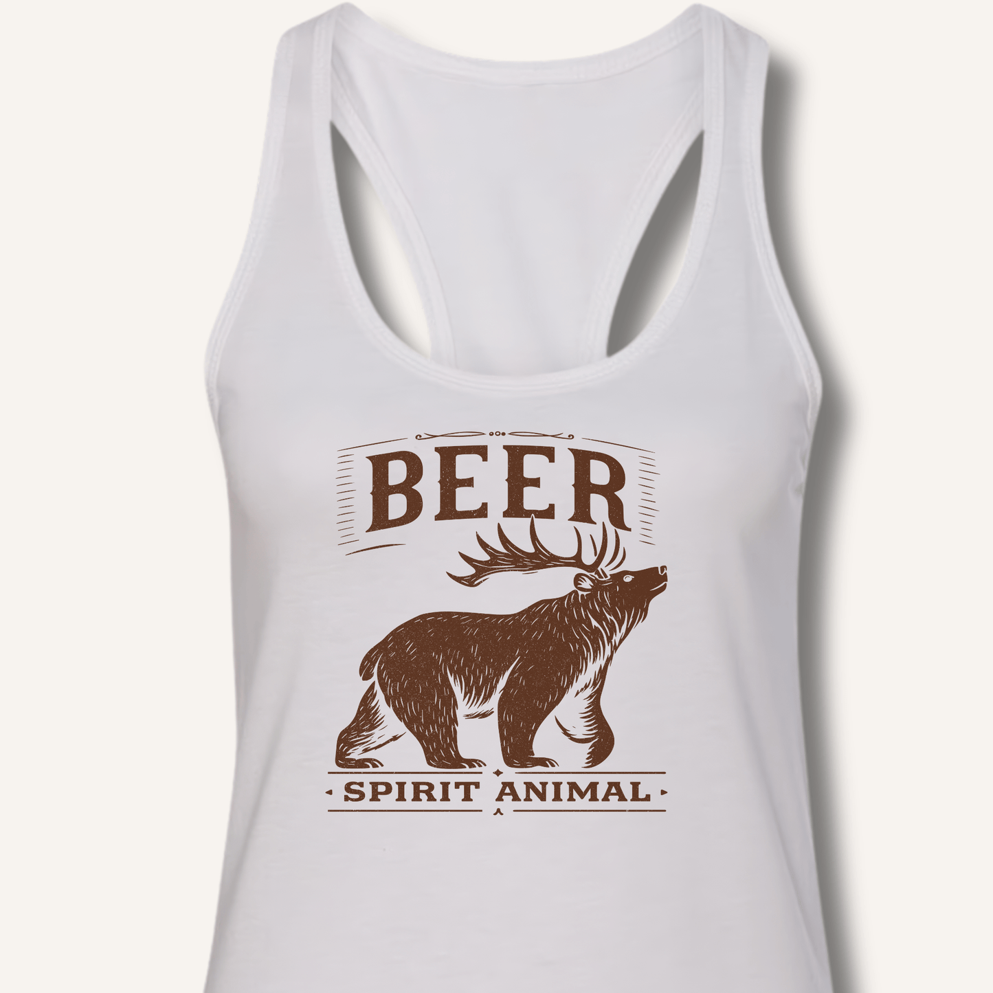 Beer - Spirit Animal Racerback Tank - Sip & Shirt