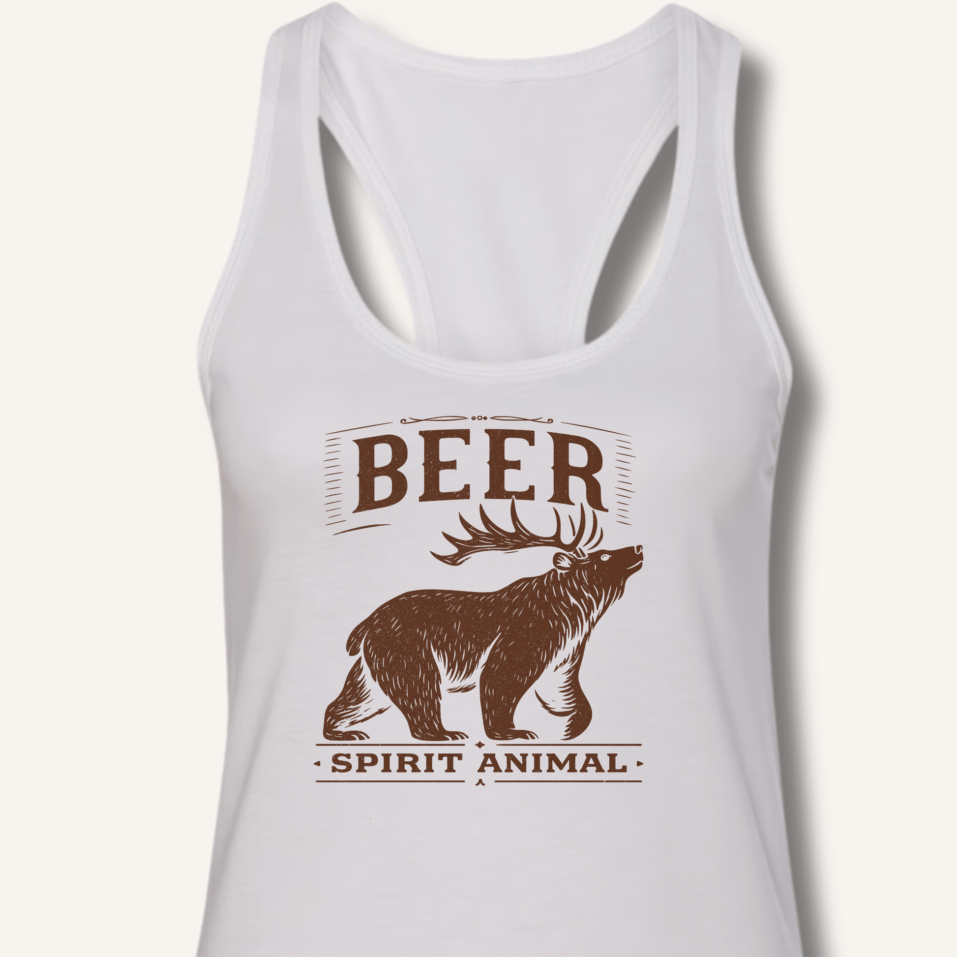 Beer - Spirit Animal Racerback Tank - Sip & Shirt
