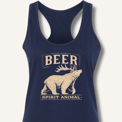 Beer - Spirit Animal Racerback Tank - Sip & Shirt