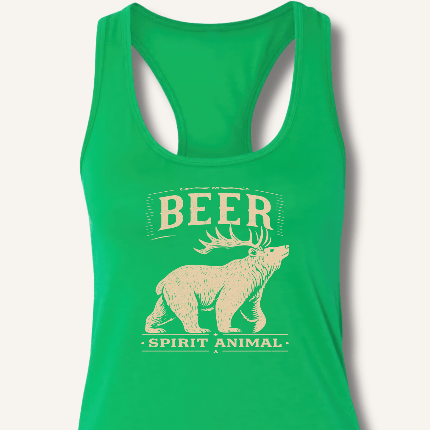 Beer - Spirit Animal Racerback Tank - Sip & Shirt