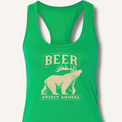 Beer - Spirit Animal Racerback Tank - Sip & Shirt