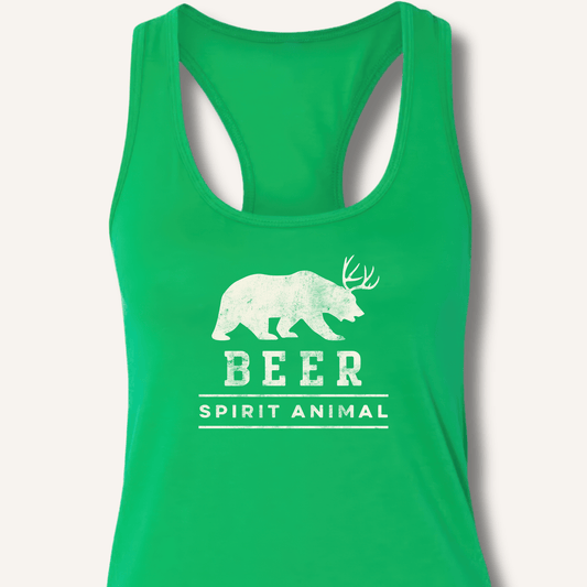 Beer Spirit Animal Racerback Tank - Sip & Shirt