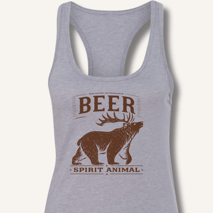 Beer - Spirit Animal Racerback Tank - Sip & Shirt