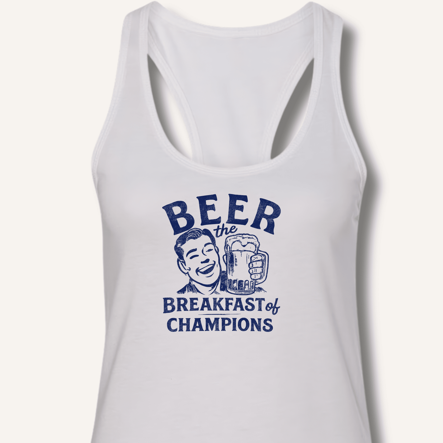 Beer the Breakfast of Champions Racerback Tank - Sip & Shirt