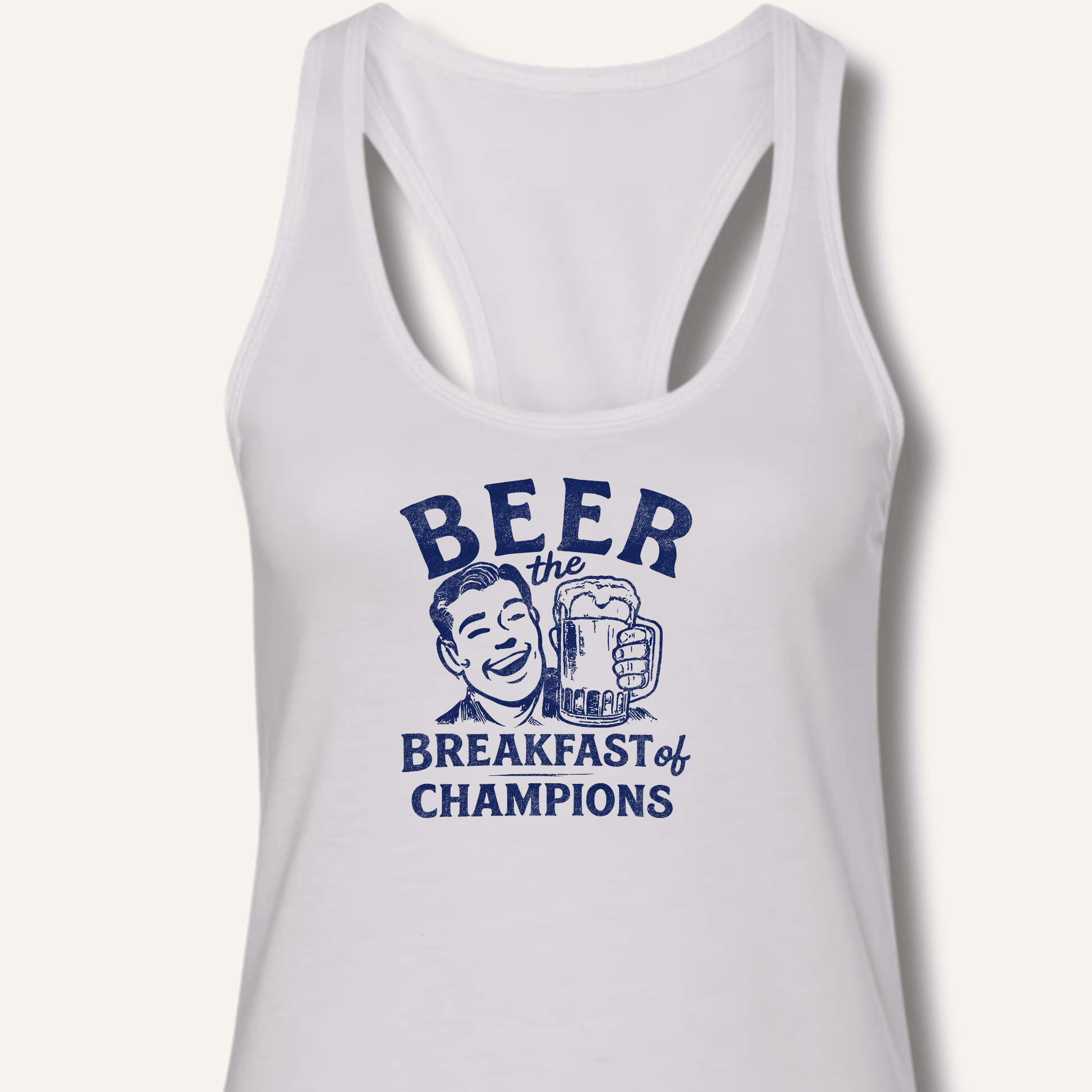 Beer the Breakfast of Champions Racerback Tank - Sip & Shirt