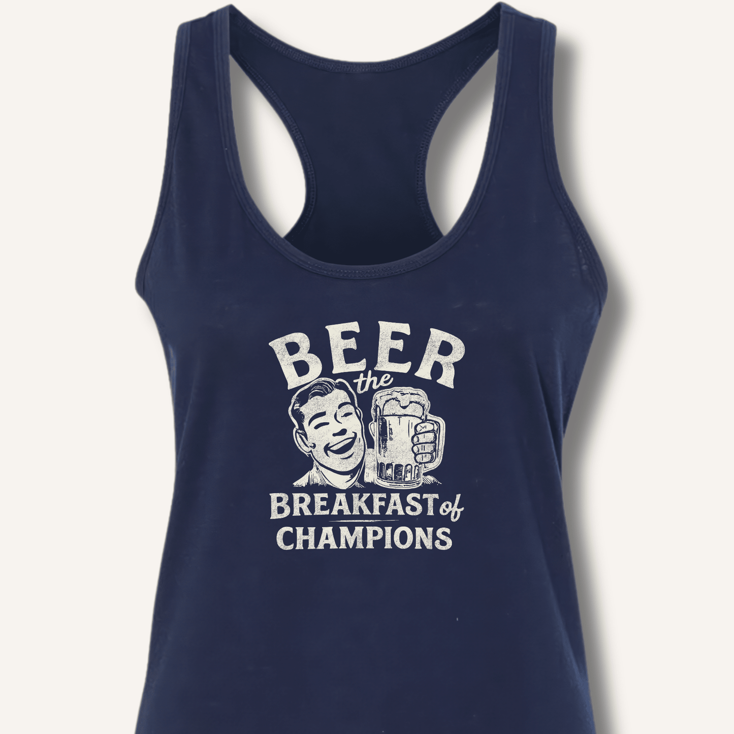 Beer the Breakfast of Champions Racerback Tank - Sip & Shirt