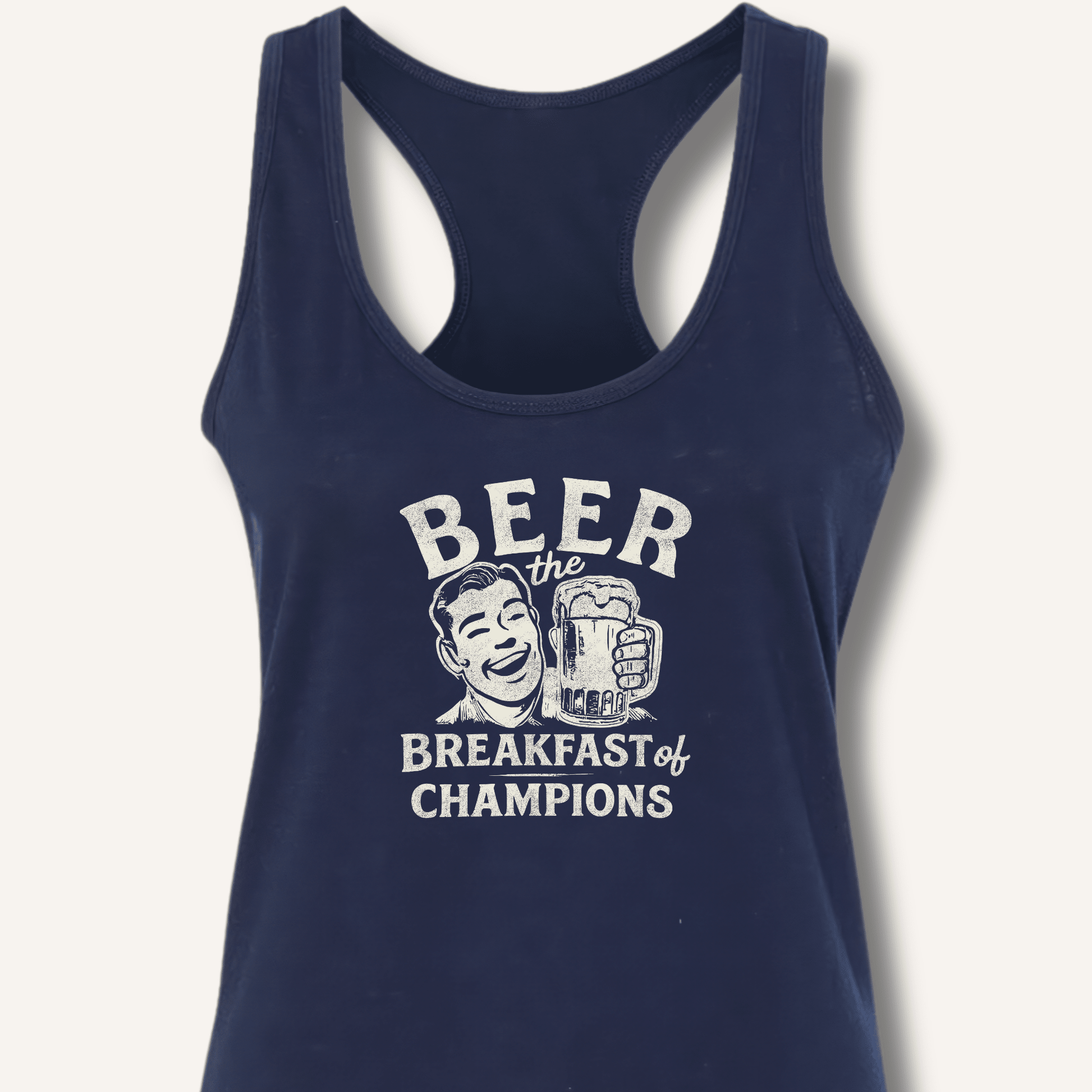Beer the Breakfast of Champions Racerback Tank - Sip & Shirt