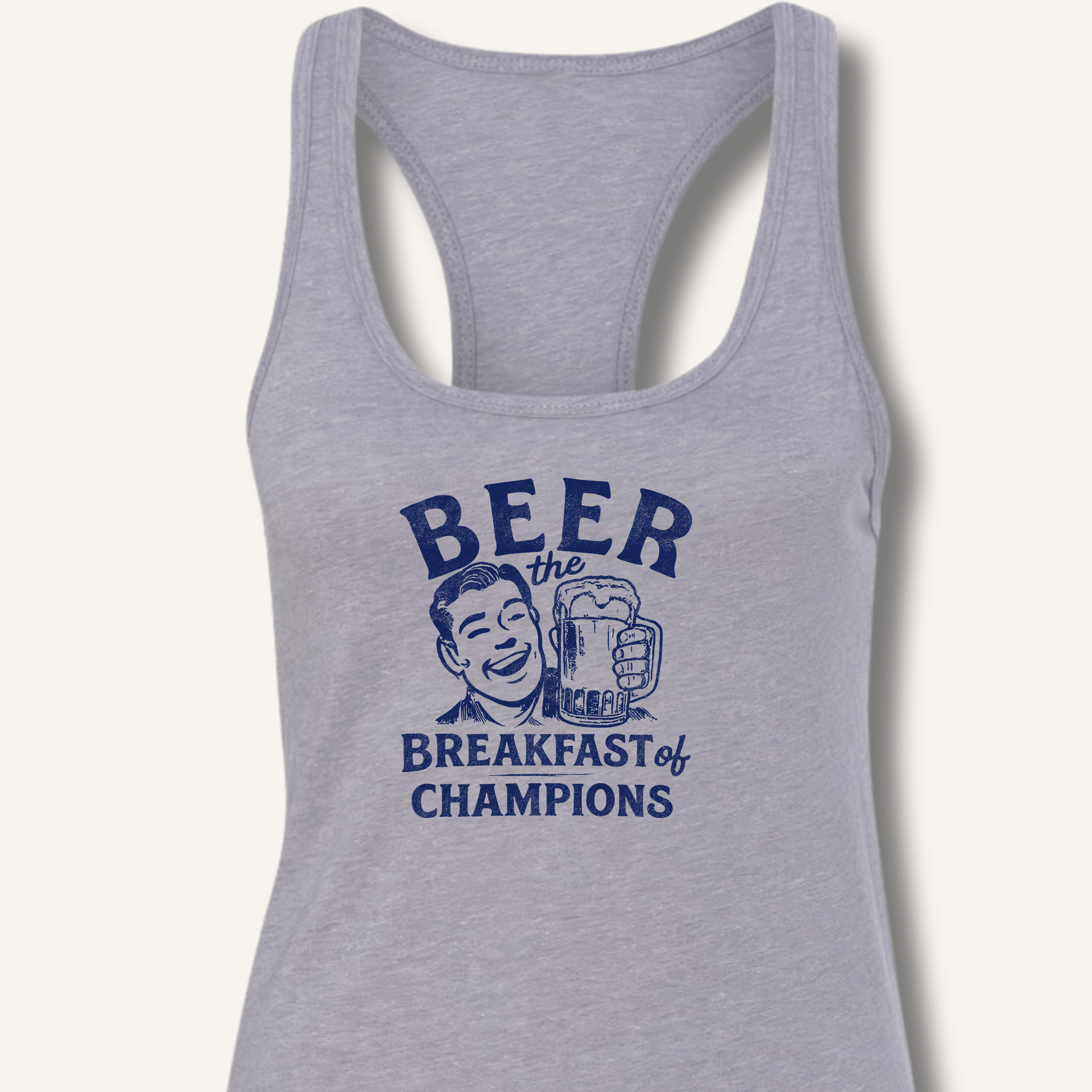 Beer the Breakfast of Champions Racerback Tank - Sip & Shirt