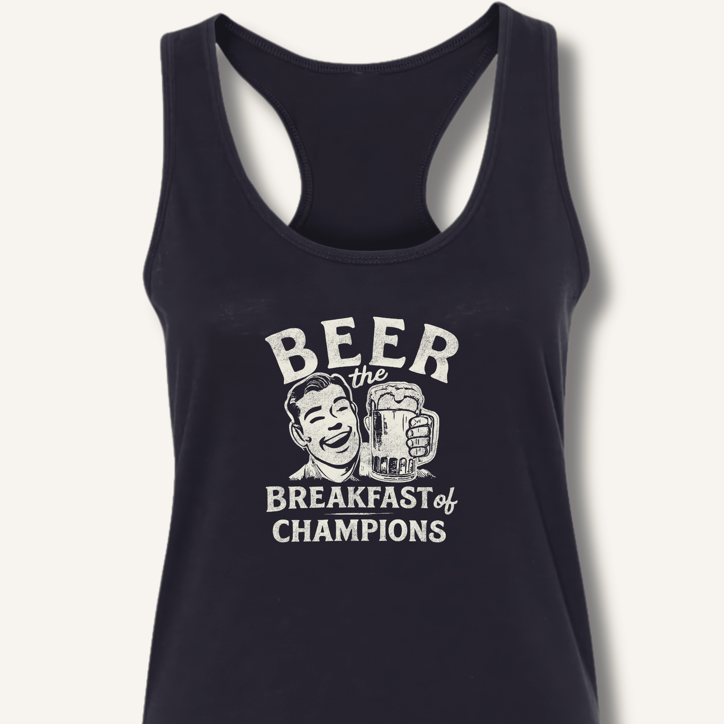 Beer the Breakfast of Champions Racerback Tank - Sip & Shirt