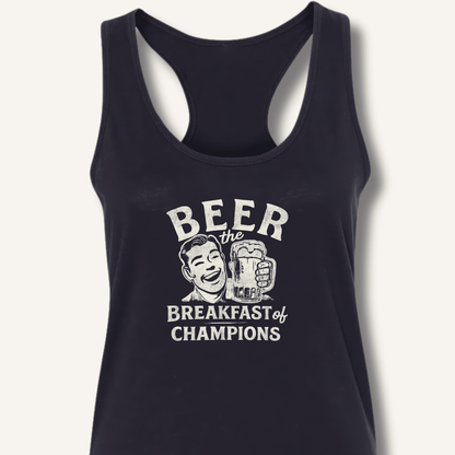 Beer the Breakfast of Champions Racerback Tank - Sip & Shirt