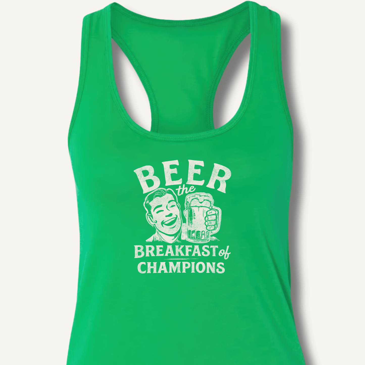 Beer the Breakfast of Champions Racerback Tank - Sip & Shirt