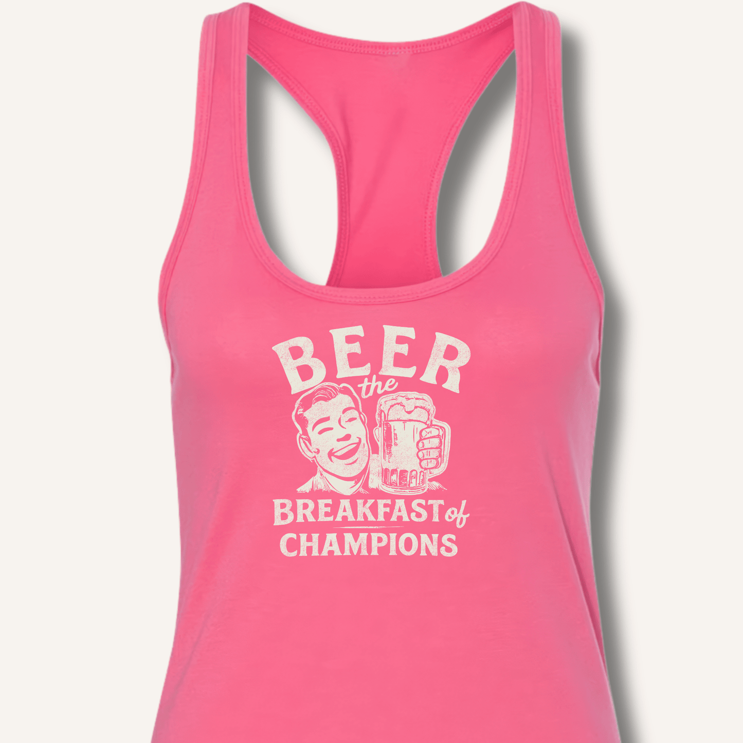 Beer the Breakfast of Champions Racerback Tank - Sip & Shirt