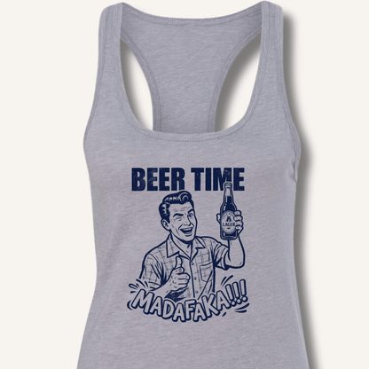 Beer Time Racerback Tank - Sip & Shirt