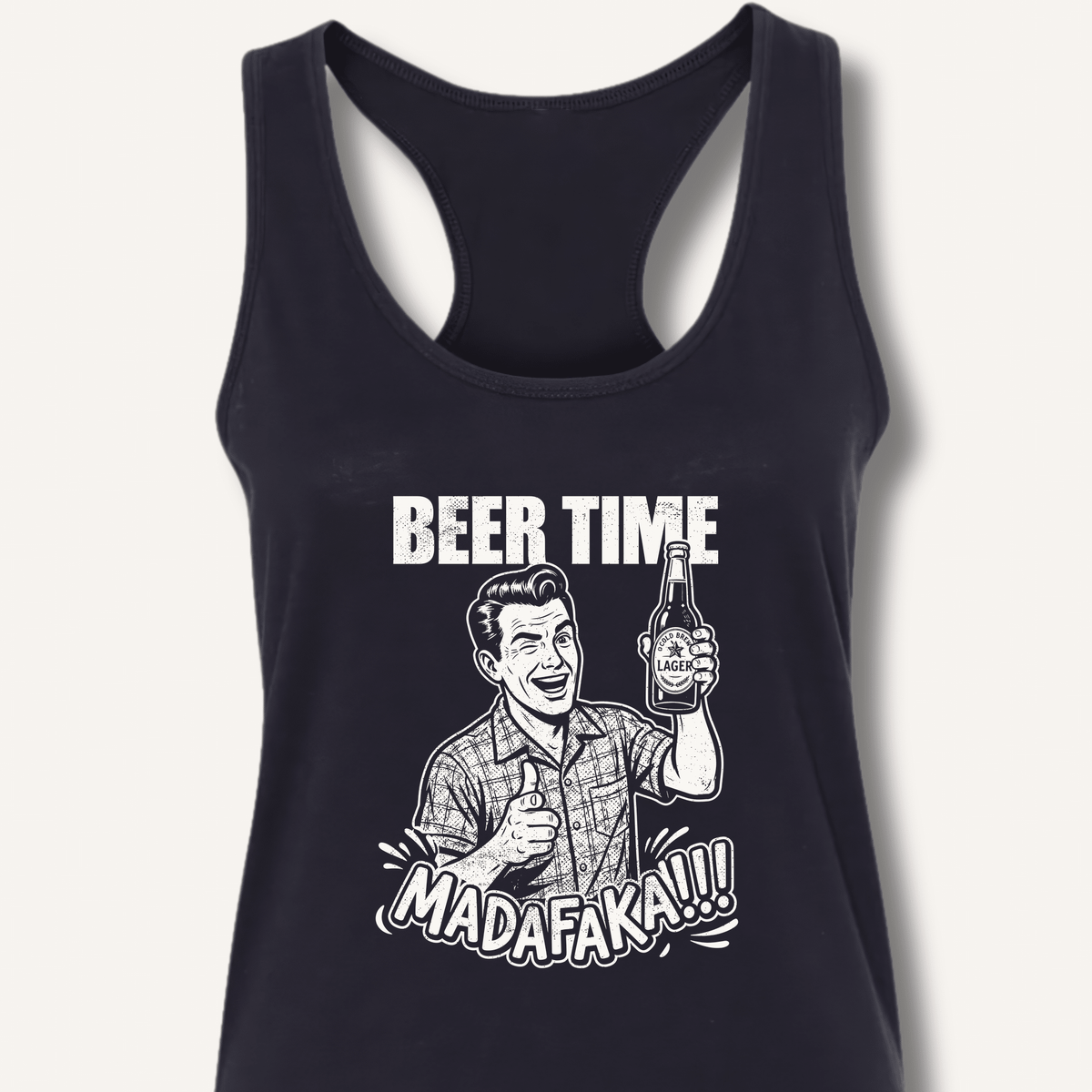 Beer Time Racerback Tank - Sip & Shirt