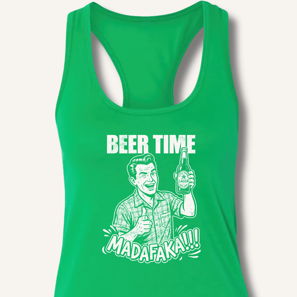 Beer Time Racerback Tank - Sip & Shirt