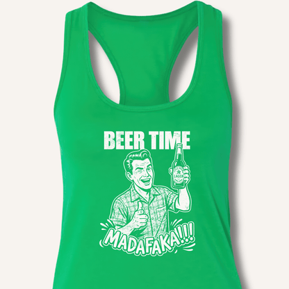 Beer Time Racerback Tank - Sip & Shirt