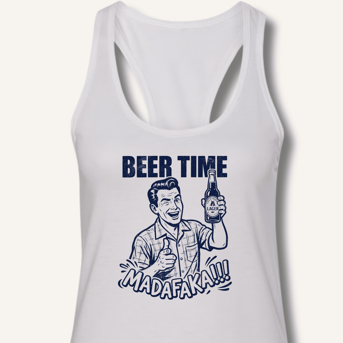 Beer Time Racerback Tank - Sip & Shirt