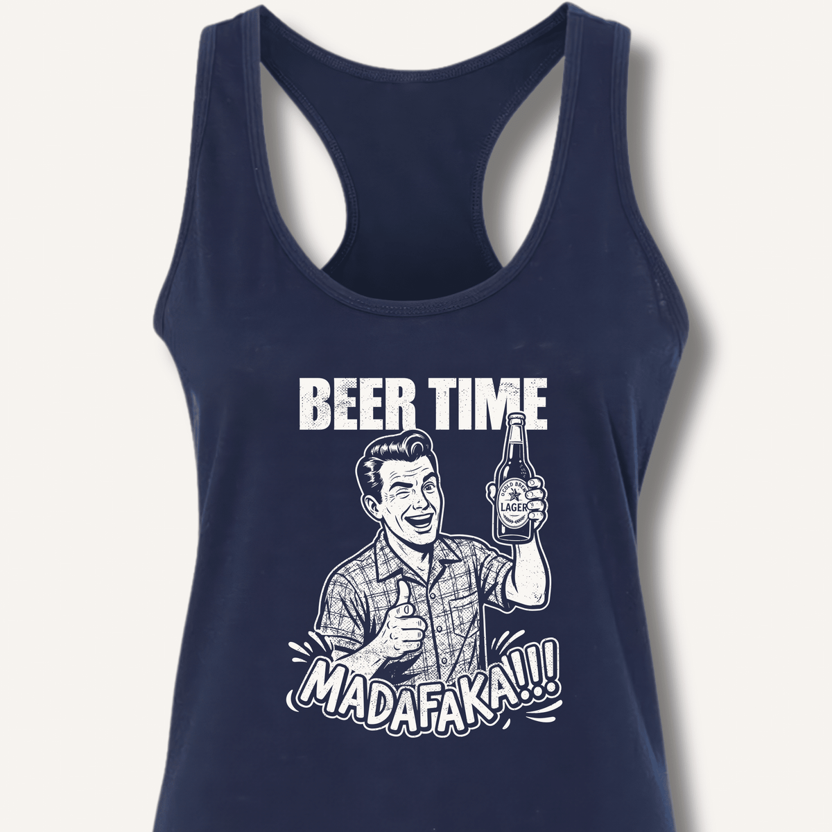 Beer Time Racerback Tank - Sip & Shirt