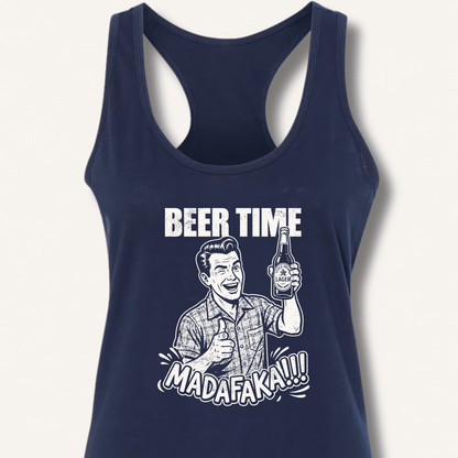 Beer Time Racerback Tank - Sip & Shirt