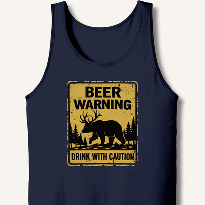 Beer Warning Tank - Sip & Shirt