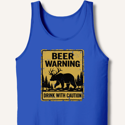 Beer Warning Tank - Sip & Shirt