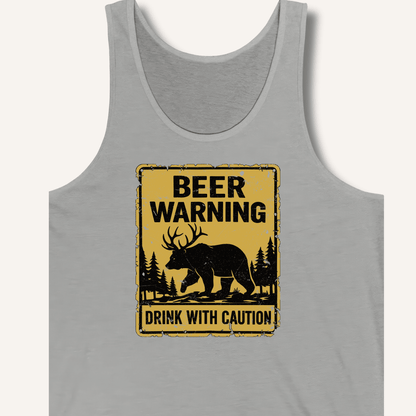 Beer Warning Tank - Sip & Shirt