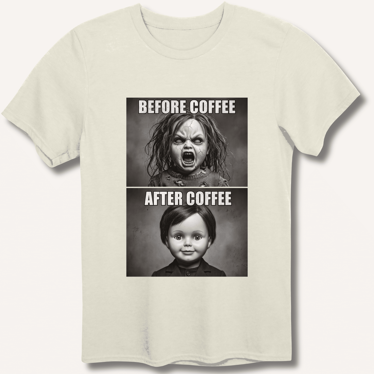 Before Coffee & After Coffee T-Shirt - Sip & Shirt