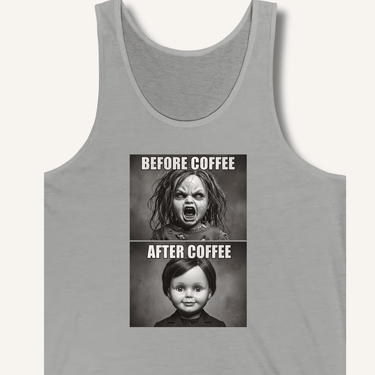 Before Coffee & After Coffee Tank - Sip & Shirt