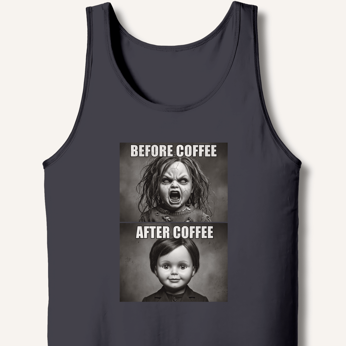 Before Coffee & After Coffee Tank - Sip & Shirt