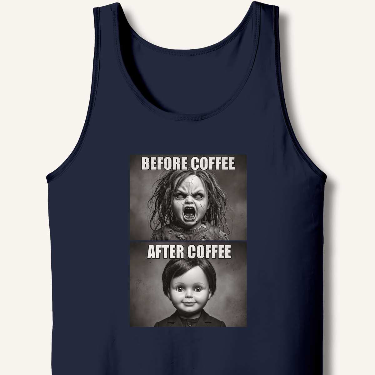 Before Coffee & After Coffee Tank - Sip & Shirt