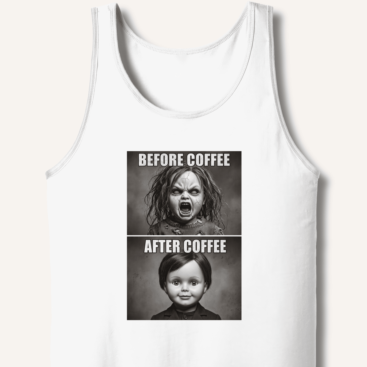 Before Coffee & After Coffee Tank - Sip & Shirt