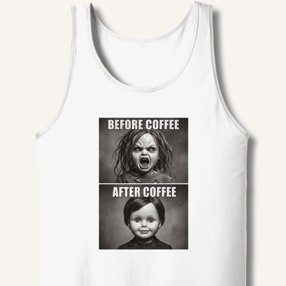 Before Coffee & After Coffee Tank - Sip & Shirt