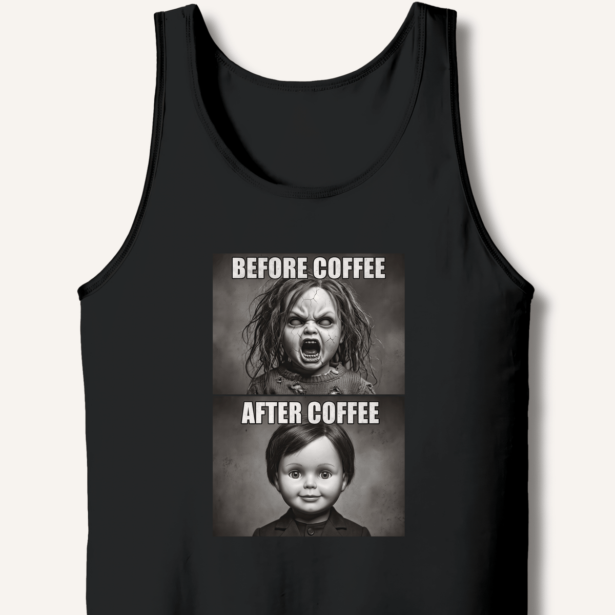 Before Coffee & After Coffee Tank - Sip & Shirt