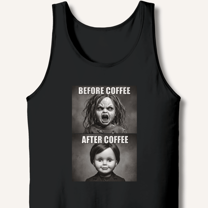 Before Coffee & After Coffee Tank - Sip & Shirt