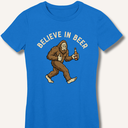 Believe in Beer Fitted T-Shirt - Sip & Shirt