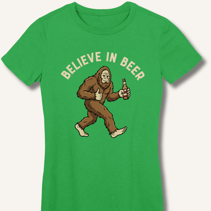 Believe in Beer Fitted T-Shirt - Sip & Shirt