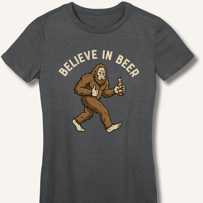 Believe in Beer Fitted T-Shirt - Sip & Shirt