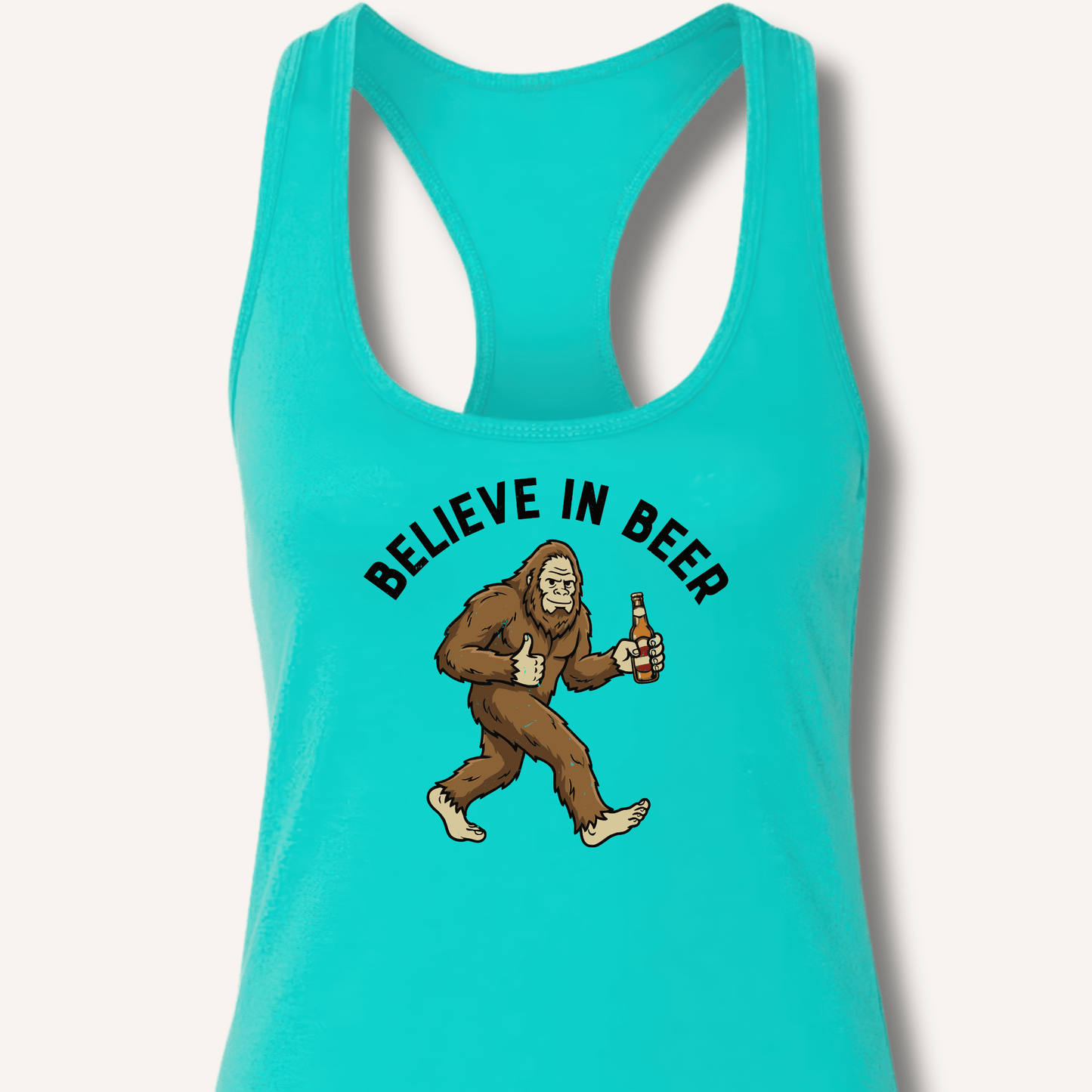 Believe in Beer Racerback Tank - Sip & Shirt