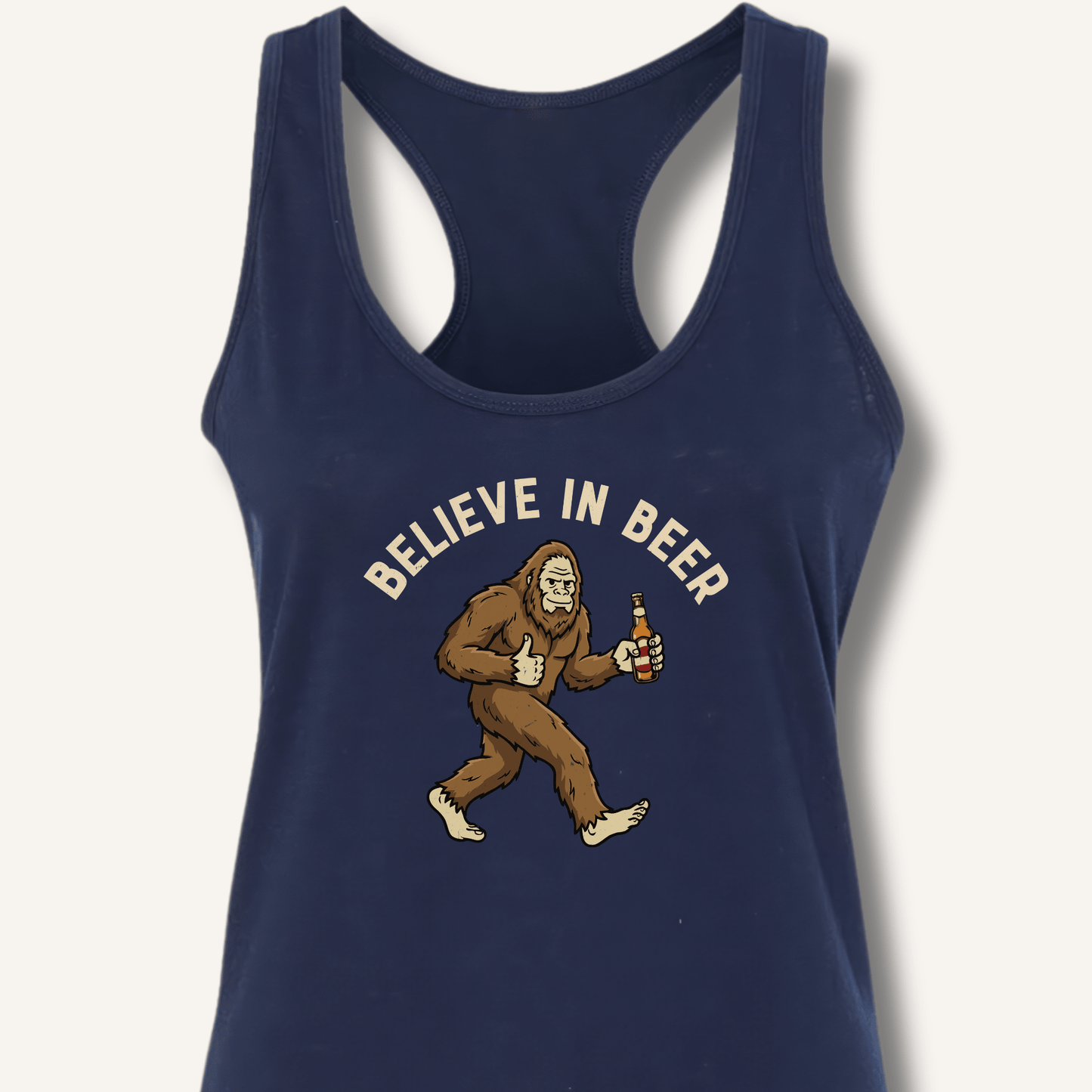 Believe in Beer Racerback Tank - Sip & Shirt