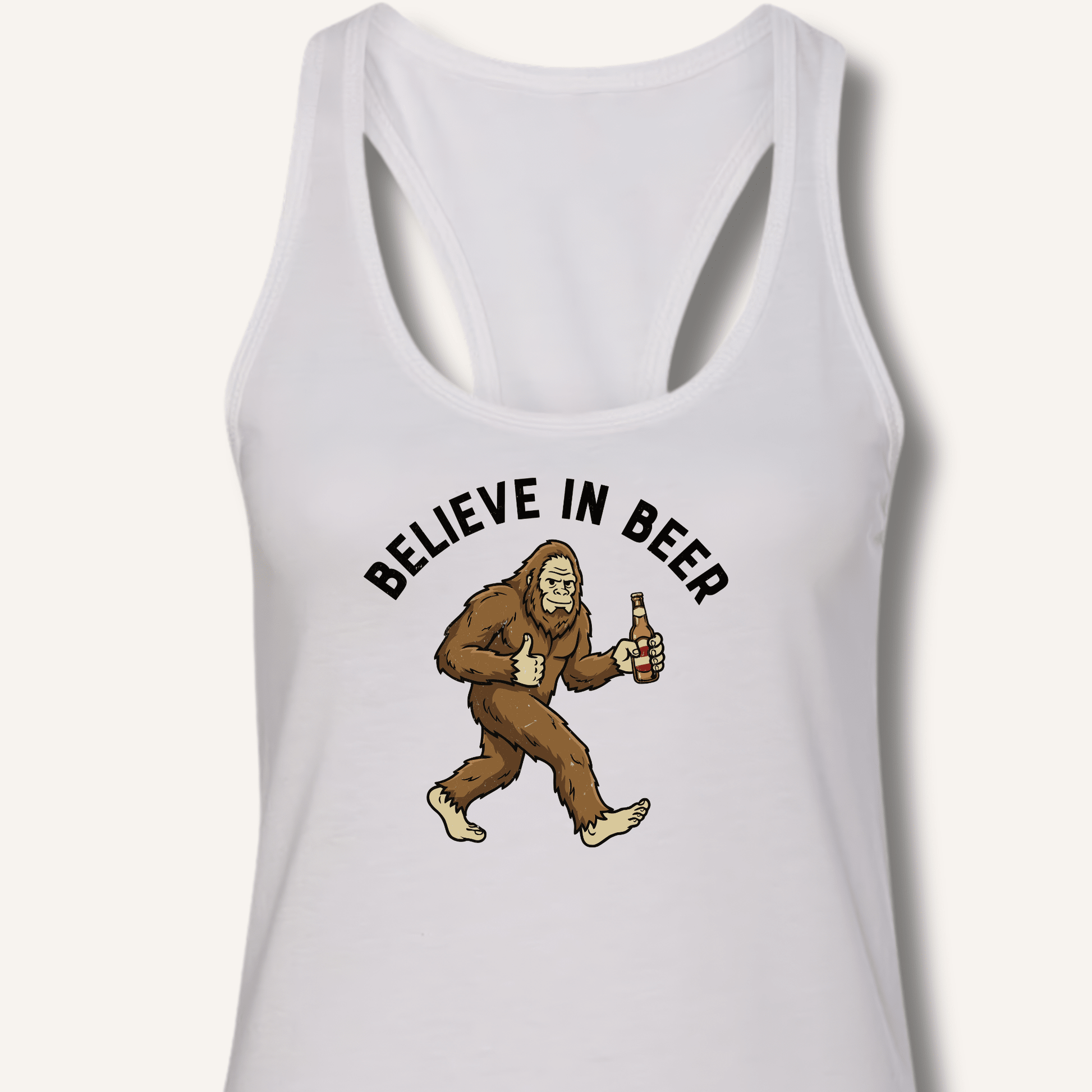 Believe in Beer Racerback Tank - Sip & Shirt