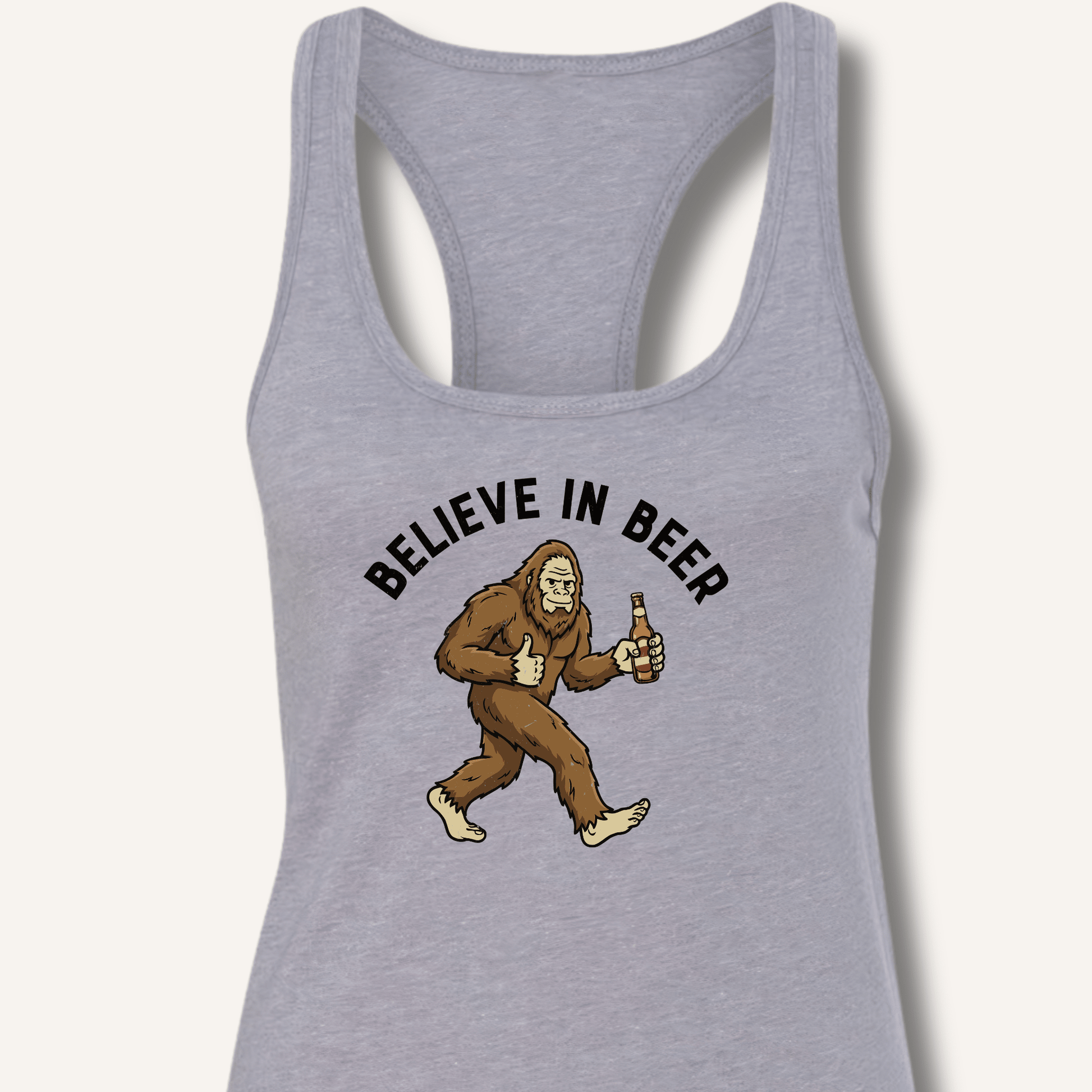 Believe in Beer Racerback Tank - Sip & Shirt