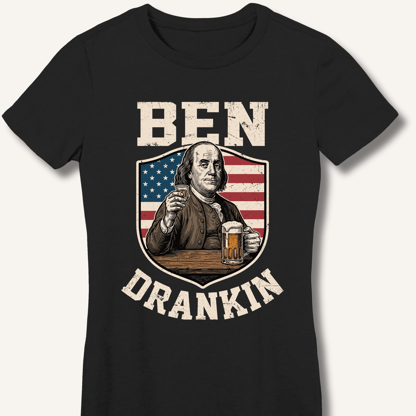 Ben Drankin Fitted T-Shirt - Sip & Shirt