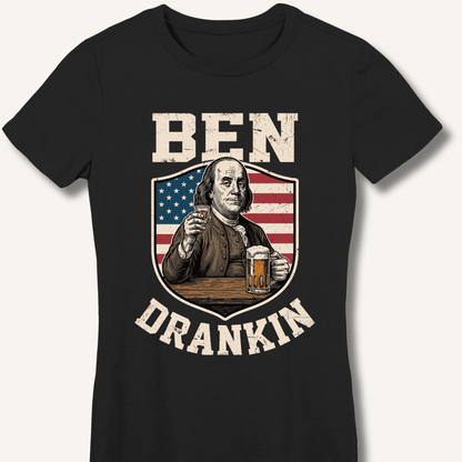 Ben Drankin Fitted T-Shirt - Sip & Shirt