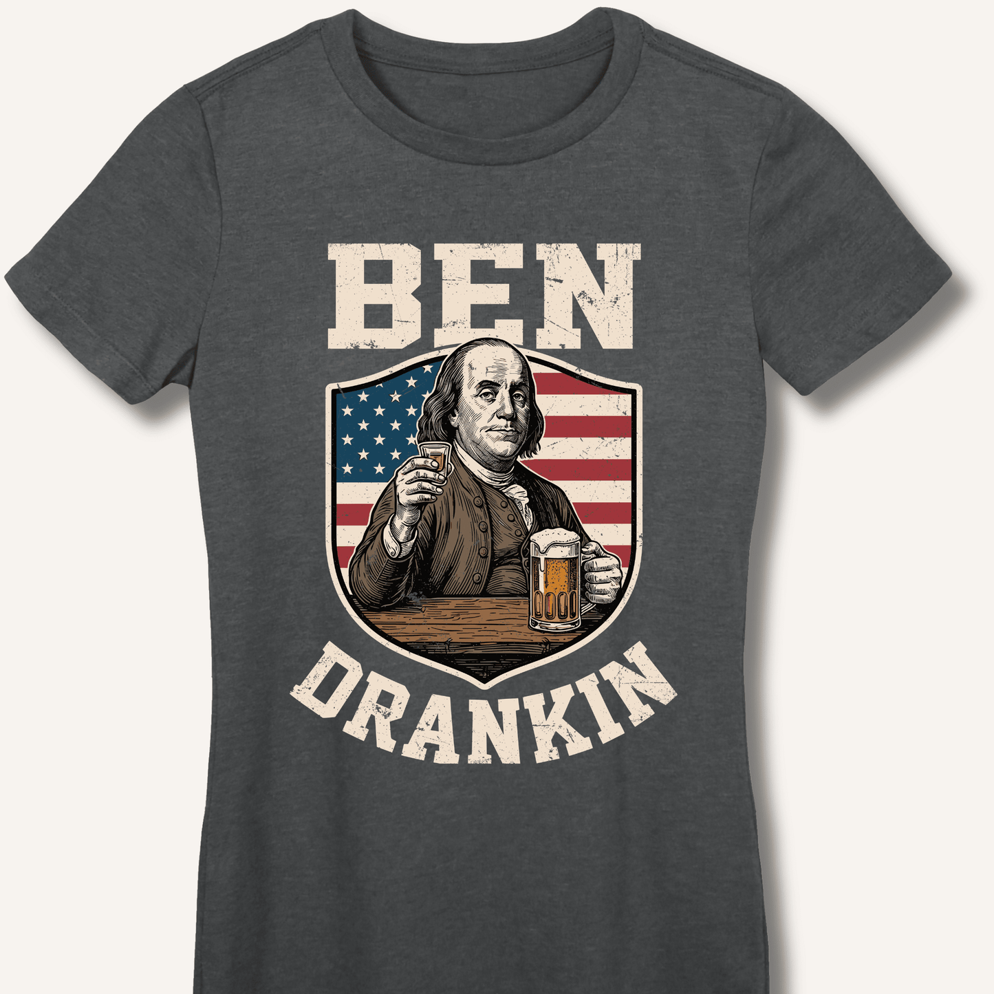 Ben Drankin Fitted T-Shirt - Sip & Shirt