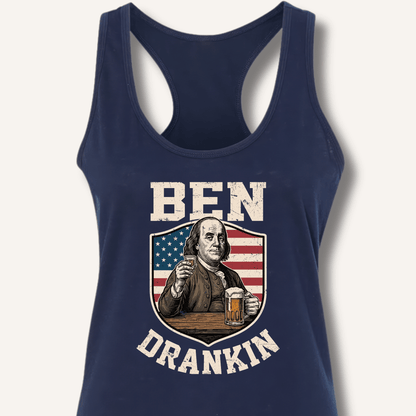 Ben Drankin Racerback Tank - Sip & Shirt